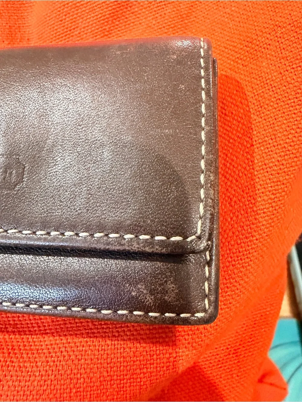 Coach SoHo collection unisex card case.